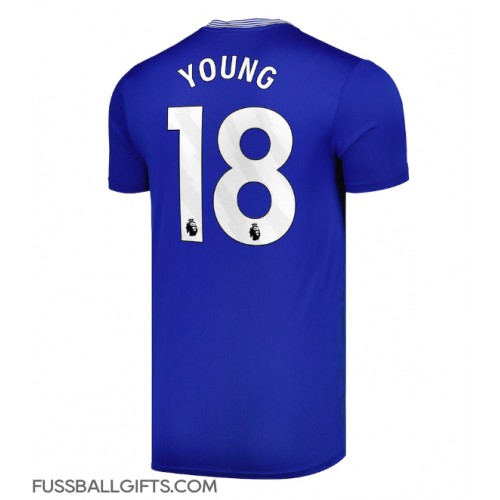 Everton Ashley Young #18 Fußballbekleidung Heimtrikot 2024-25 Kurzarm